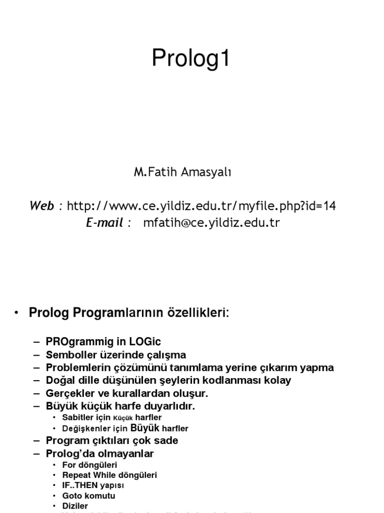 6 Prolog1 | PDF