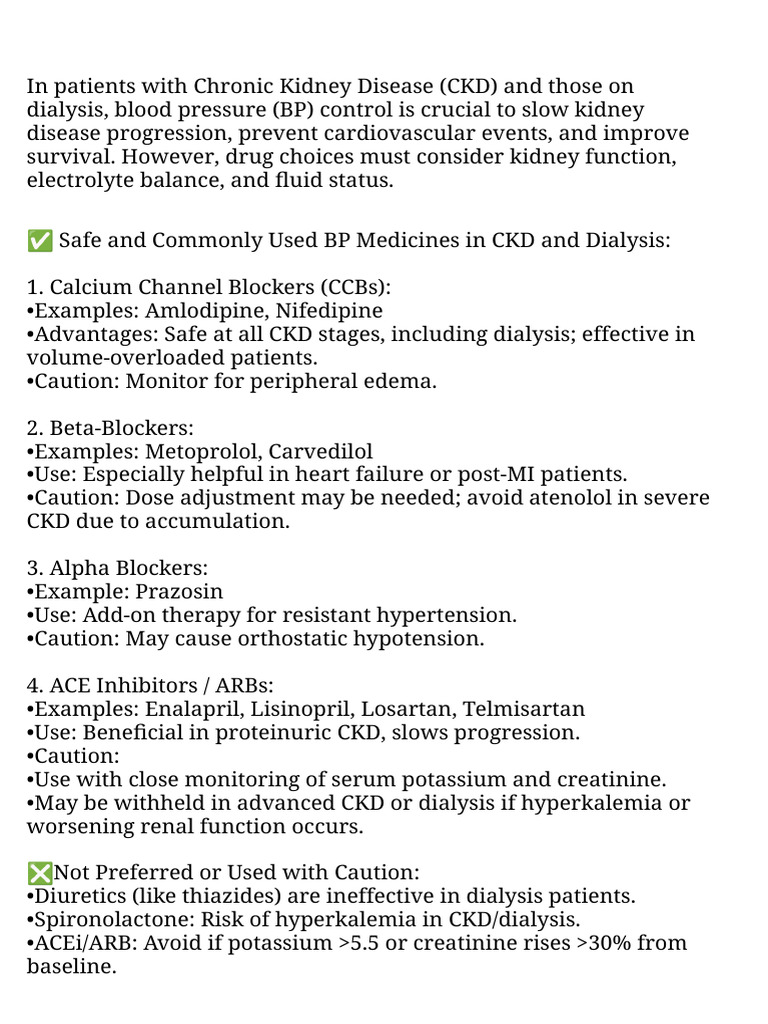 Chronic Kidney Disease (CKD) | PDF