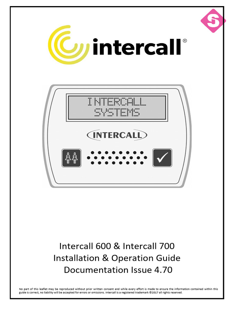 Intercall L7700 Installation Guide | PDF | Computer Network | Power Supply