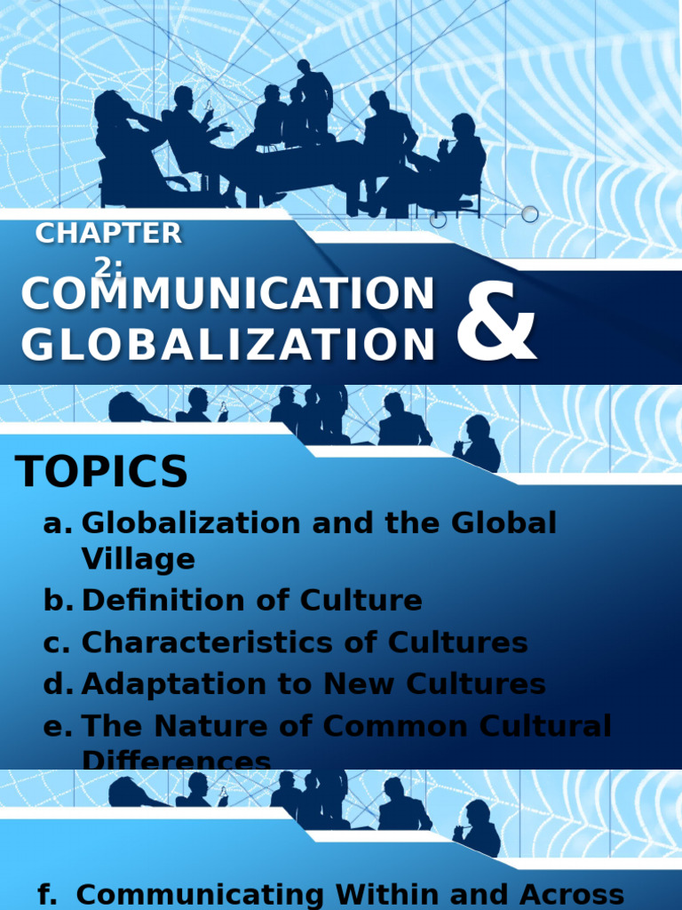 Understanding Globalization and Culture | PDF | Communication ...