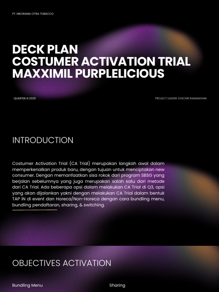 Aktivasi Trial Rokok Maxximil 2025 | PDF