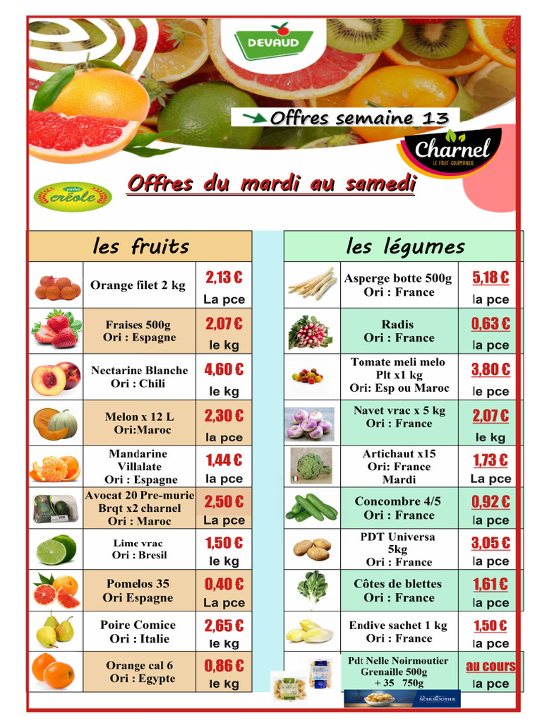 Offres Semaine 13 | PDF