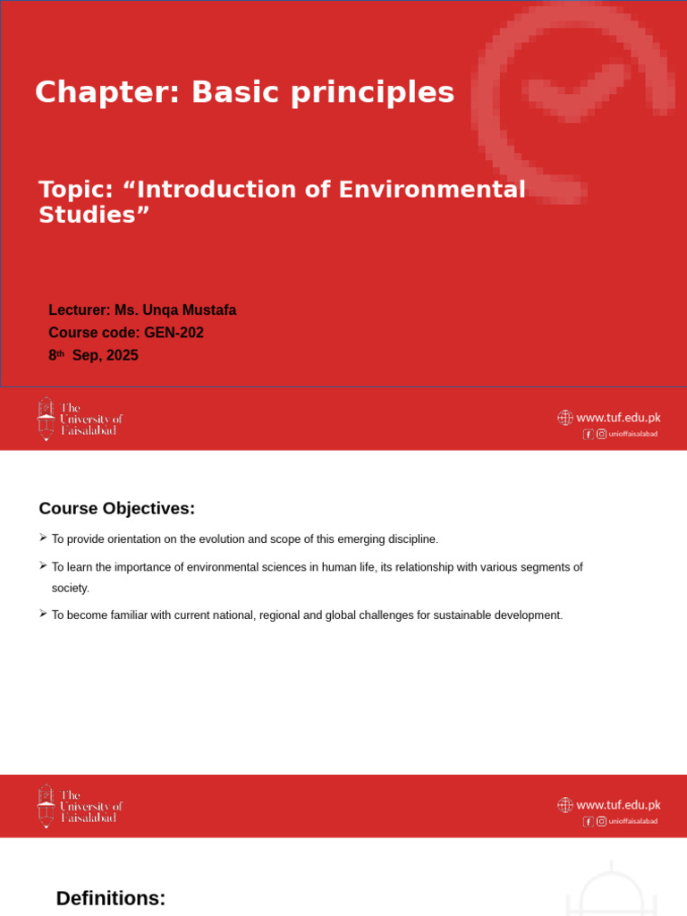 Introduction to Environmental Studies | PDF | Natural Environment | Soil