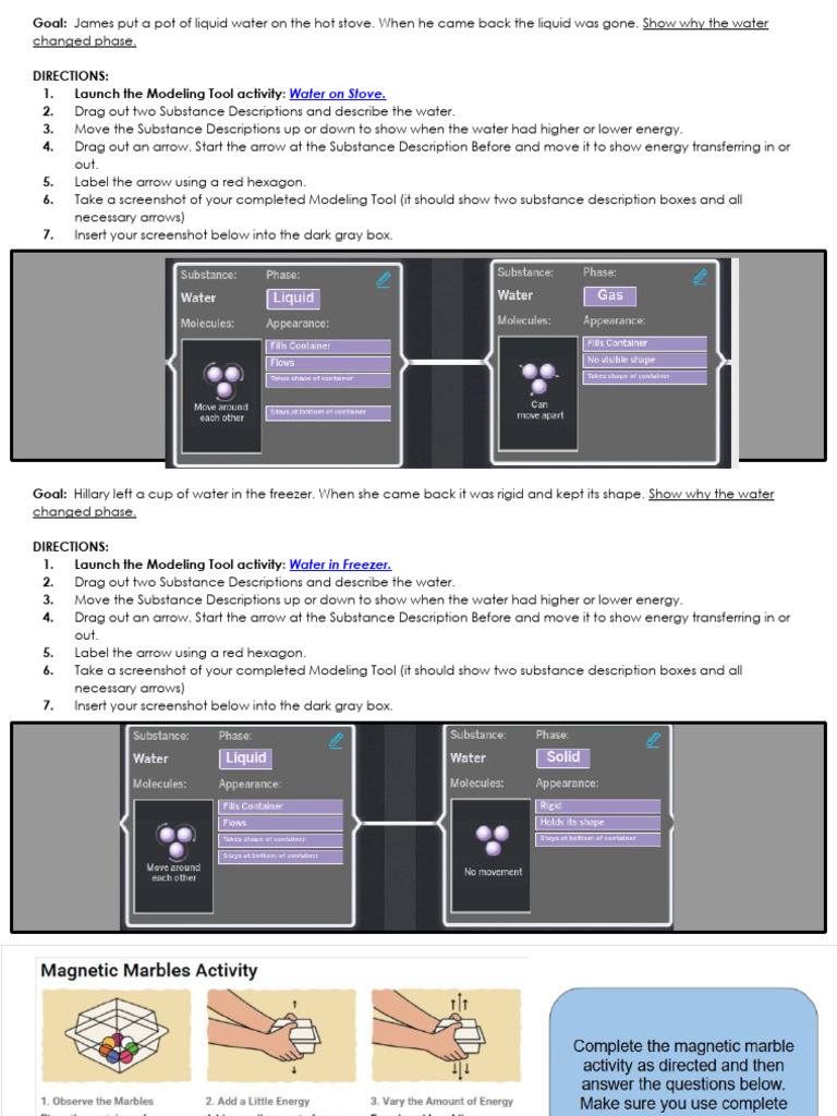 Izabella Dye (STUDENT) - #52 Phase Change 2.1-2.3 Digital Assignment | PDF
