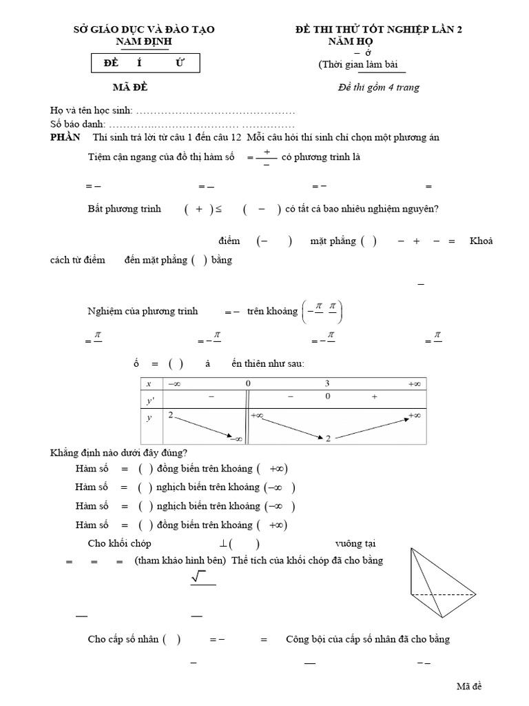 Mã đề 1107 | PDF