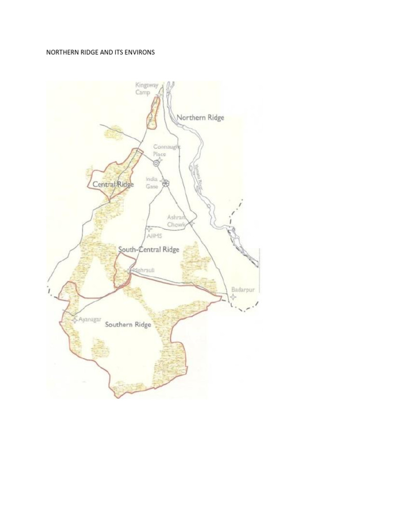 Northern Ridge and Its Environs | PDF