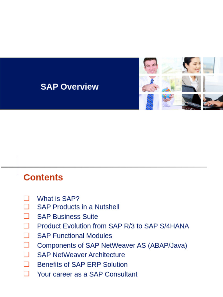 Comprehensive SAP Overview Guide | PDF | Enterprise Resource Planning ...