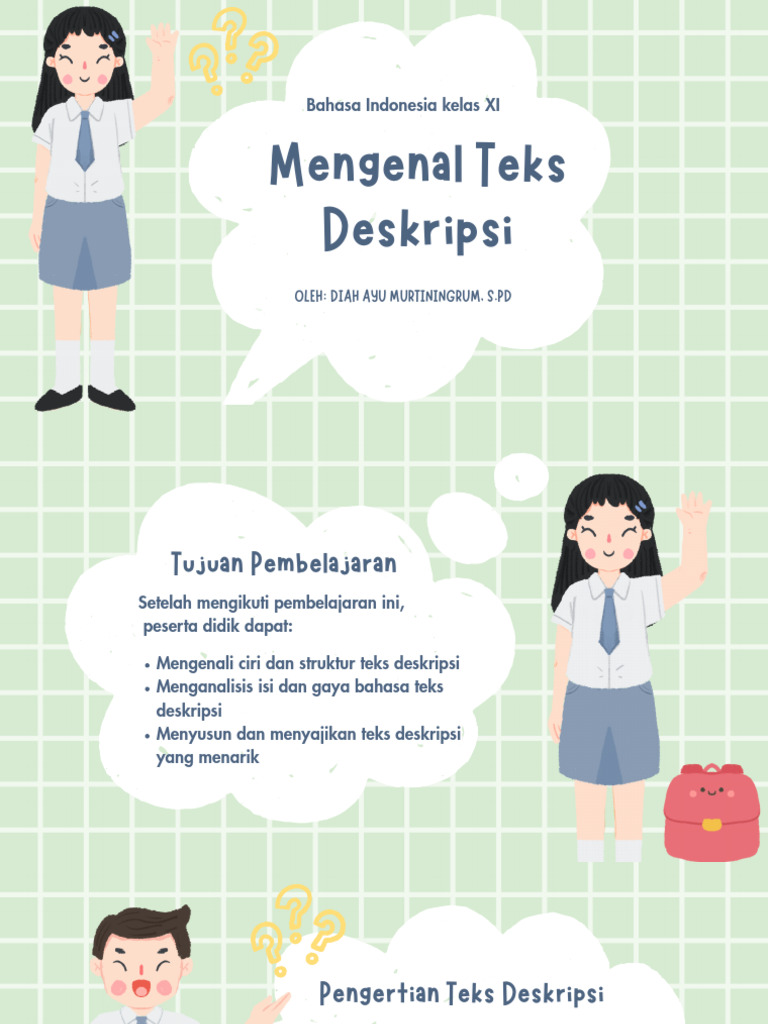Ciri dan Struktur Teks Deskripsi | PDF