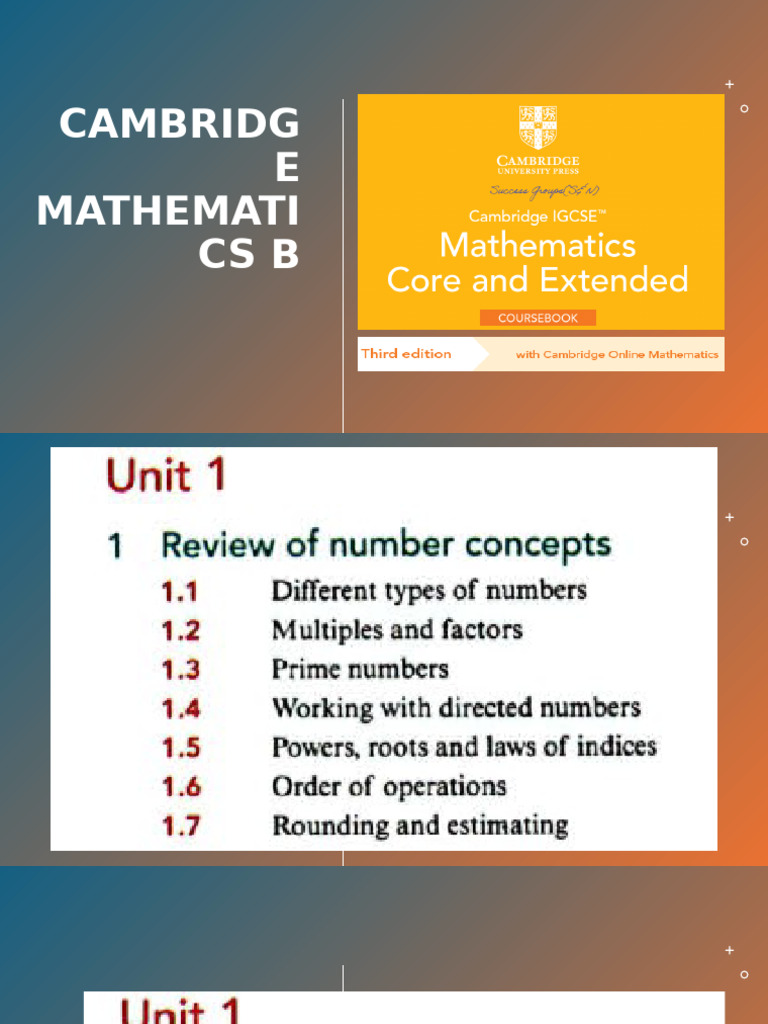 Cambridg E Mathemati CSB | PDF