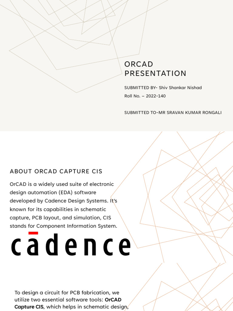 OrCAD Capture CIS Overview and PCB Design | PDF | Printed Circuit Board ...