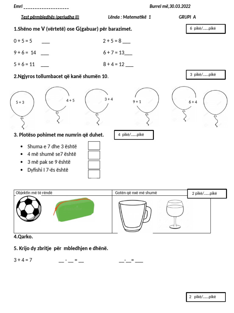 Test Mat II | PDF