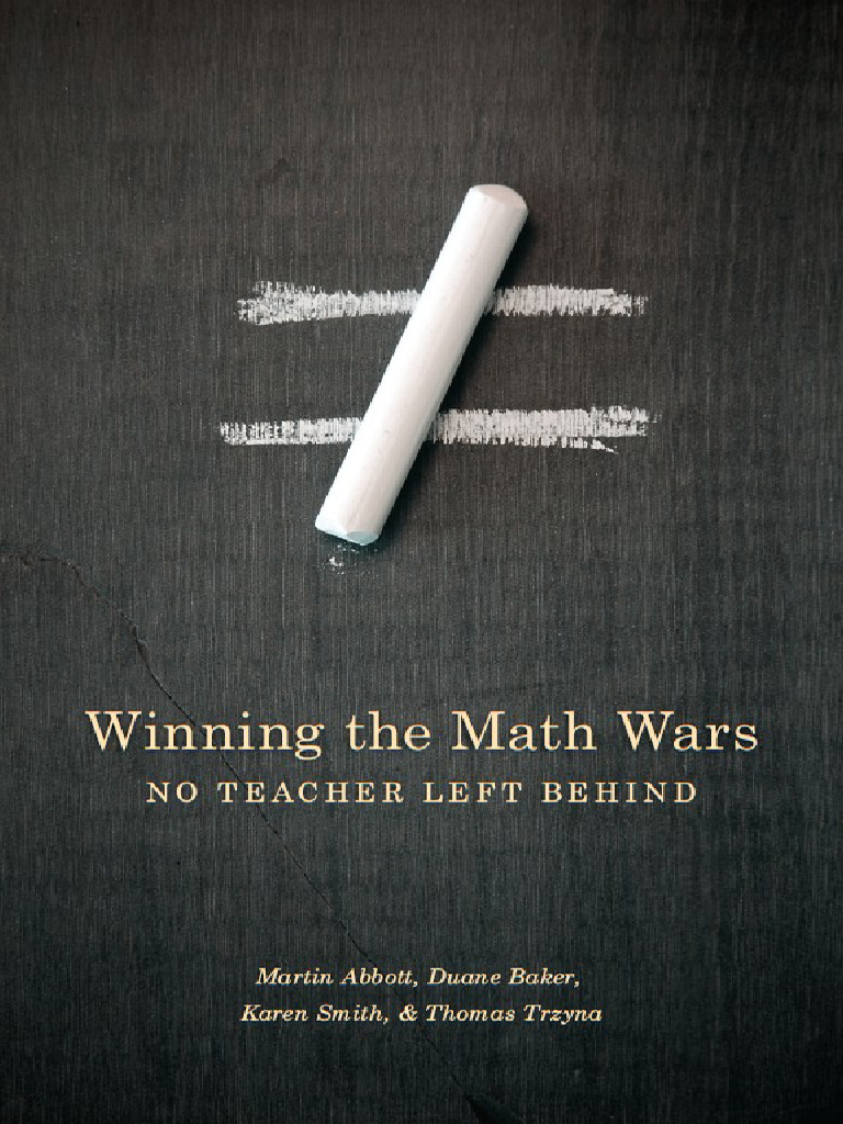 Math Education Reform Insights | PDF | Mathematics | Curriculum