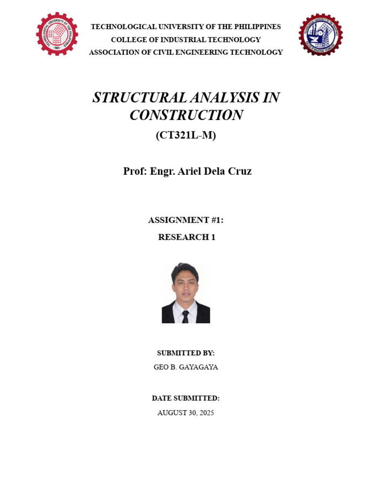 Structural Analysis in Construction | PDF | Structural Load | Bending