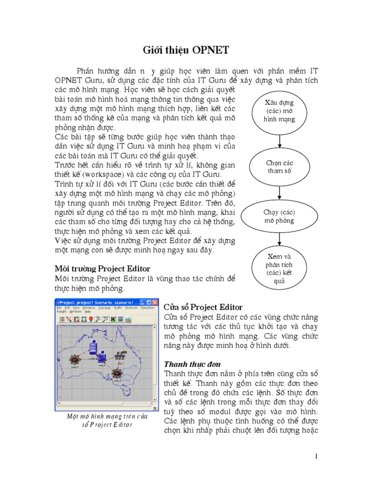Huong Dan Su Dung OPNET | PDF
