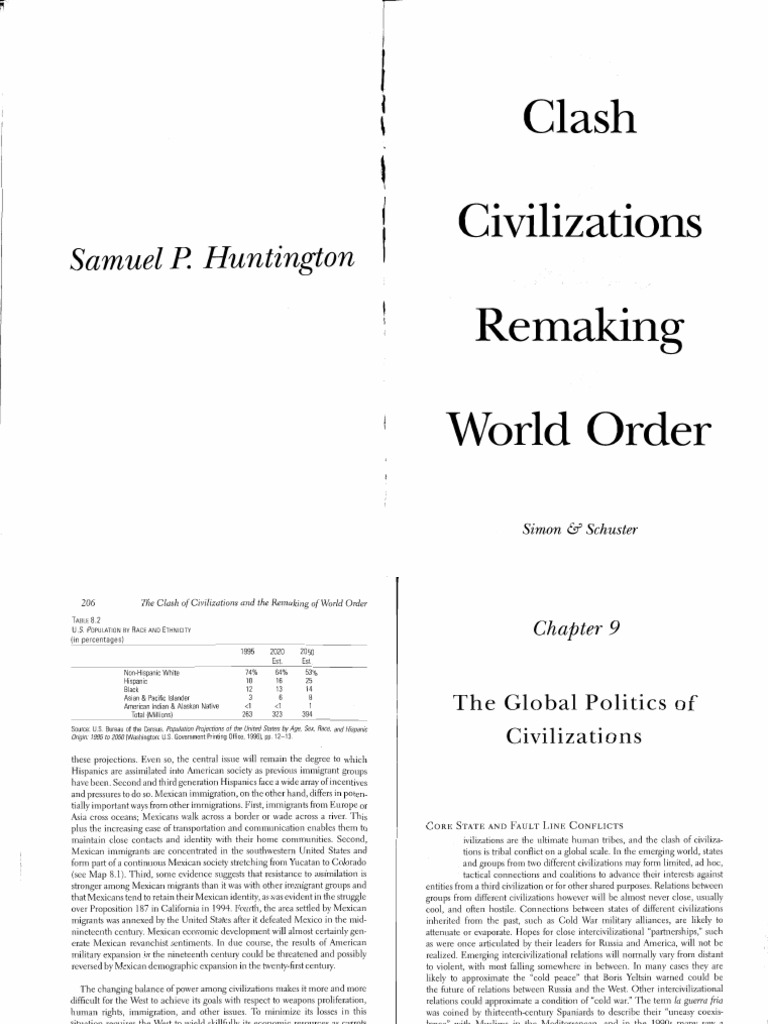 Huntington - Clash of Civilizations | PDF