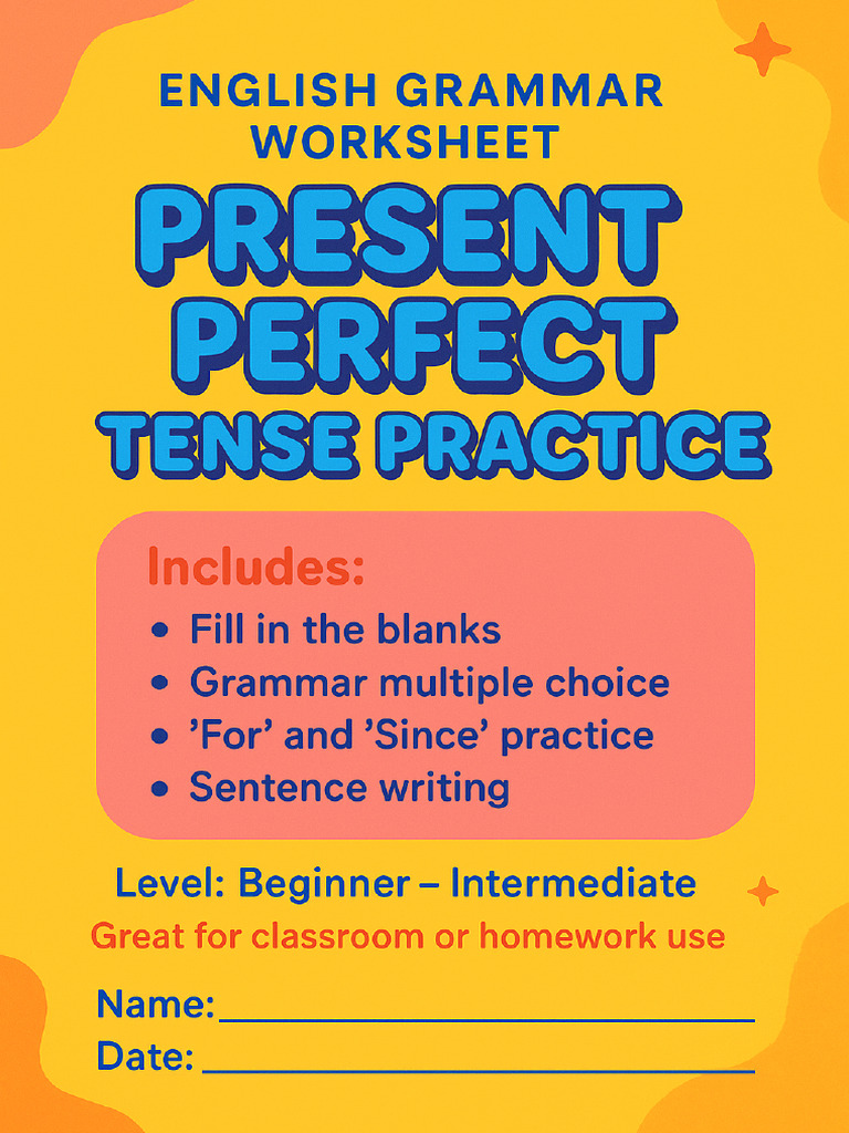 Present Perfect Grammar Guide | PDF | Language Mechanics | Grammar