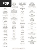 Minibar Price List and Menu Items | PDF | Alcoholic Drinks | Drink