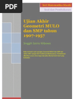 Download SSW - Matematika Klasik - Ujian Geometri MULO 1907-1957 - Contoh by Singgih Satrio Wibowo SN91506505 doc pdf