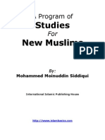 Program of Study for New Muslims