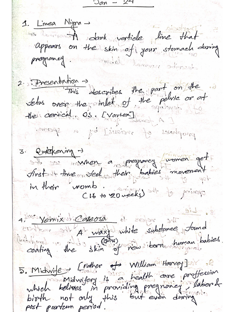 OBG Short Question Answer | PDF