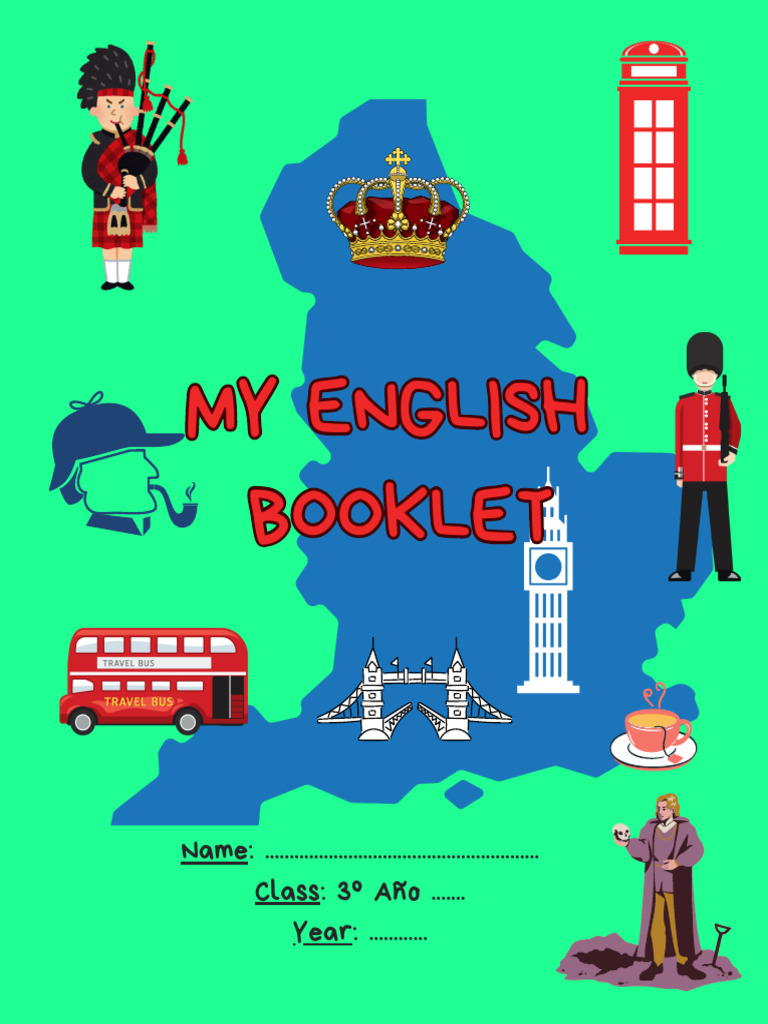 My English Booklet - 3 - A-O | PDF