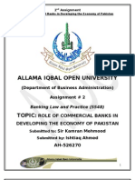 Role of Commercial Banks in Developing The Economy of Pakistan