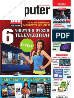 5/2012 Computer Bild Lietuva" - Vidutinio Dydžio Televizorių Testas