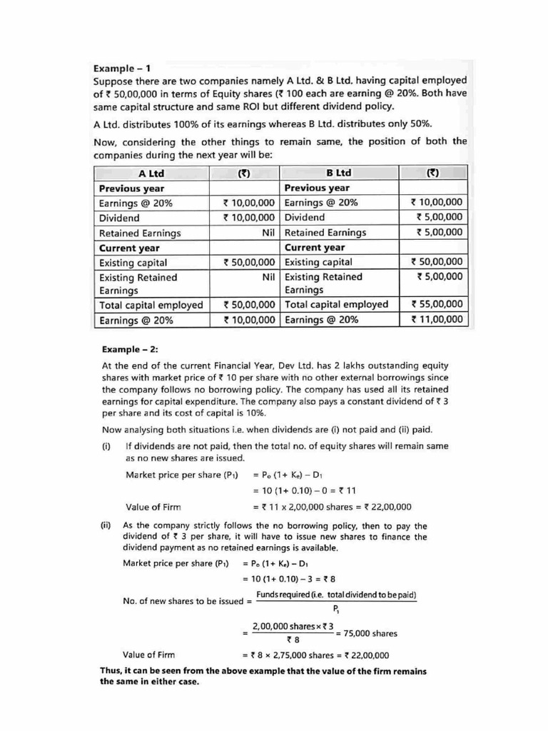 8 Dividend Decisions Pdf