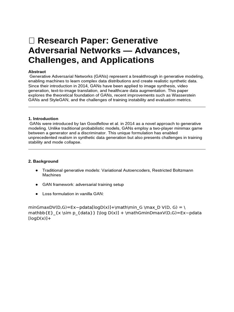Research Papers - Egen | PDF