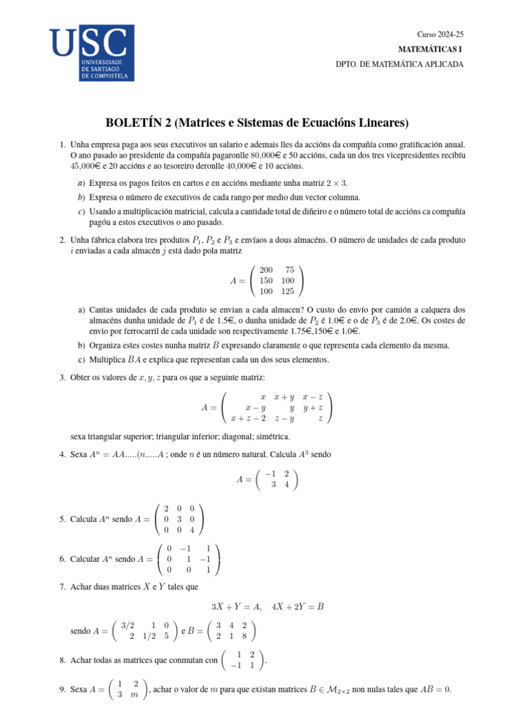 Boletin 2 | PDF