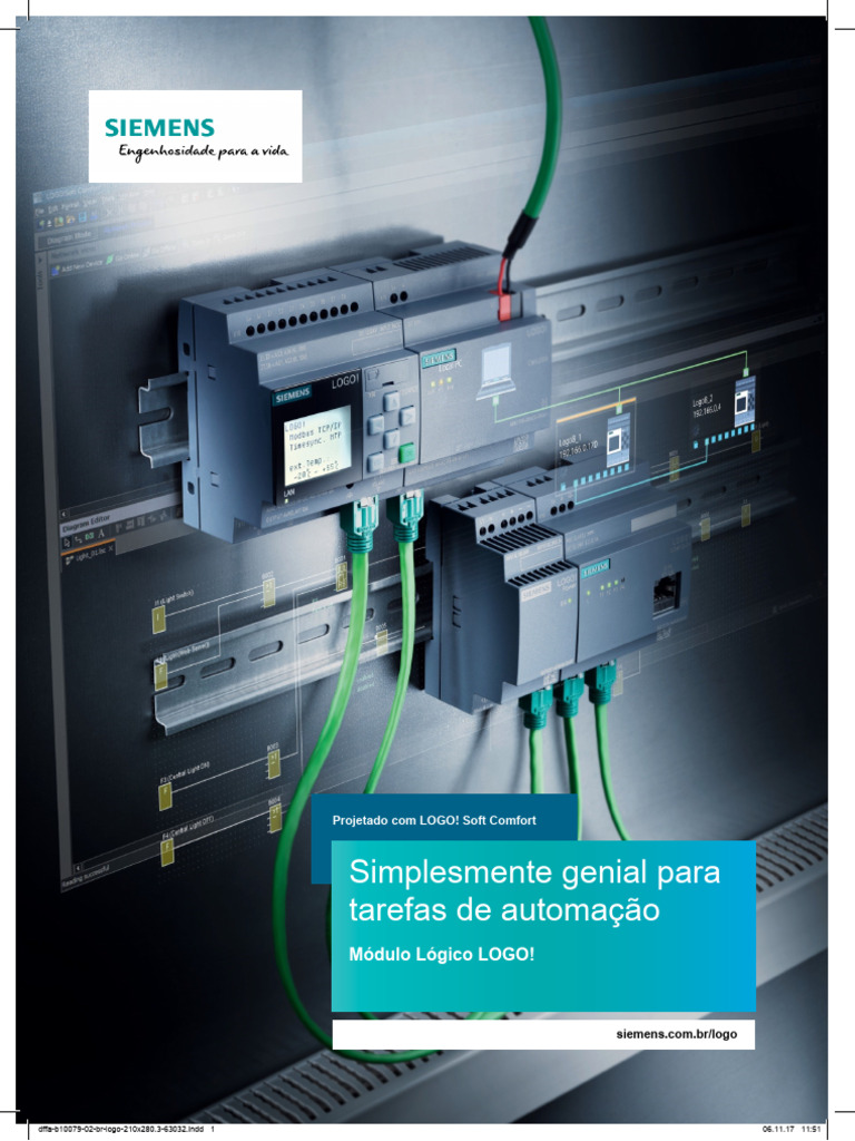 Módulo Lógico LOGO! 8 da Siemens | PDF | Rede de computadores | Ethernet