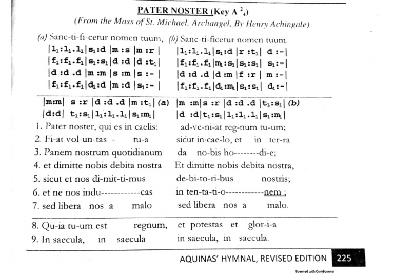 Pater Noster (M M S R) | PDF