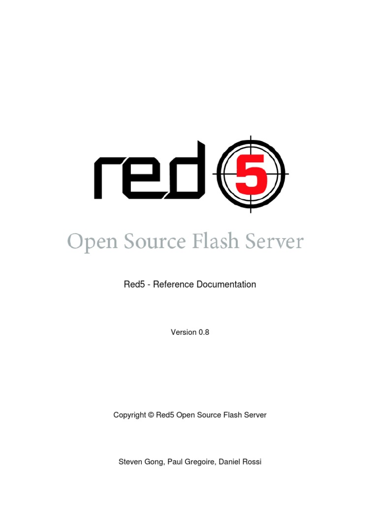 Red5 Reference 0.9 | PDF | Streaming Media | Adobe Flash
