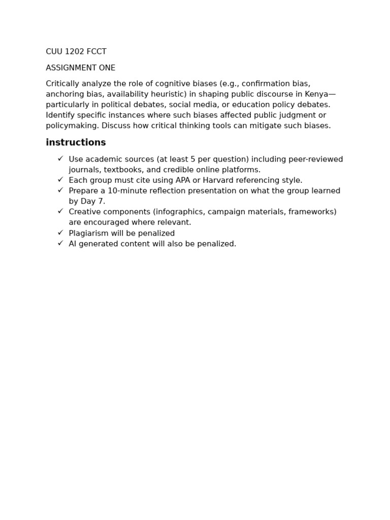 Ass 1 | PDF