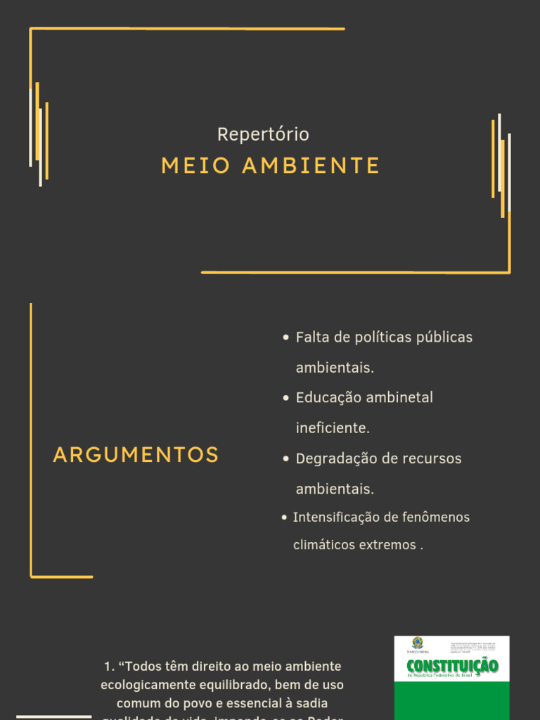 Crise Ambiental e Sustentabilidade no Brasil | PDF | Sustentabilidade ...