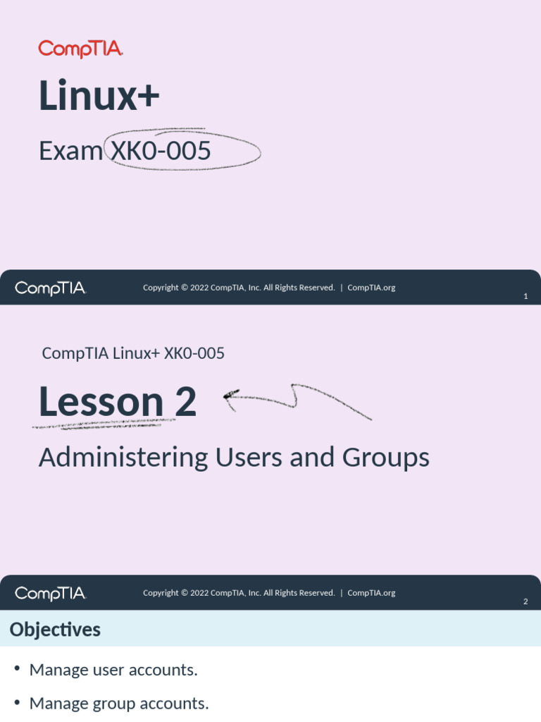 Linux+ User and Group Management Guide | PDF | Superuser | Sudo
