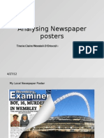 Analysing Newspaper Posters