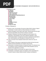 Henri Fayol Identified 14 Principles of Management