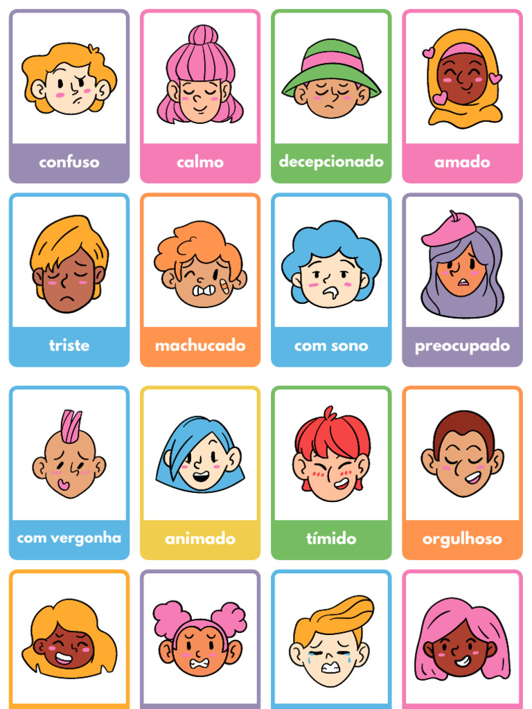 Lista de Emoções e Sentimentos | PDF