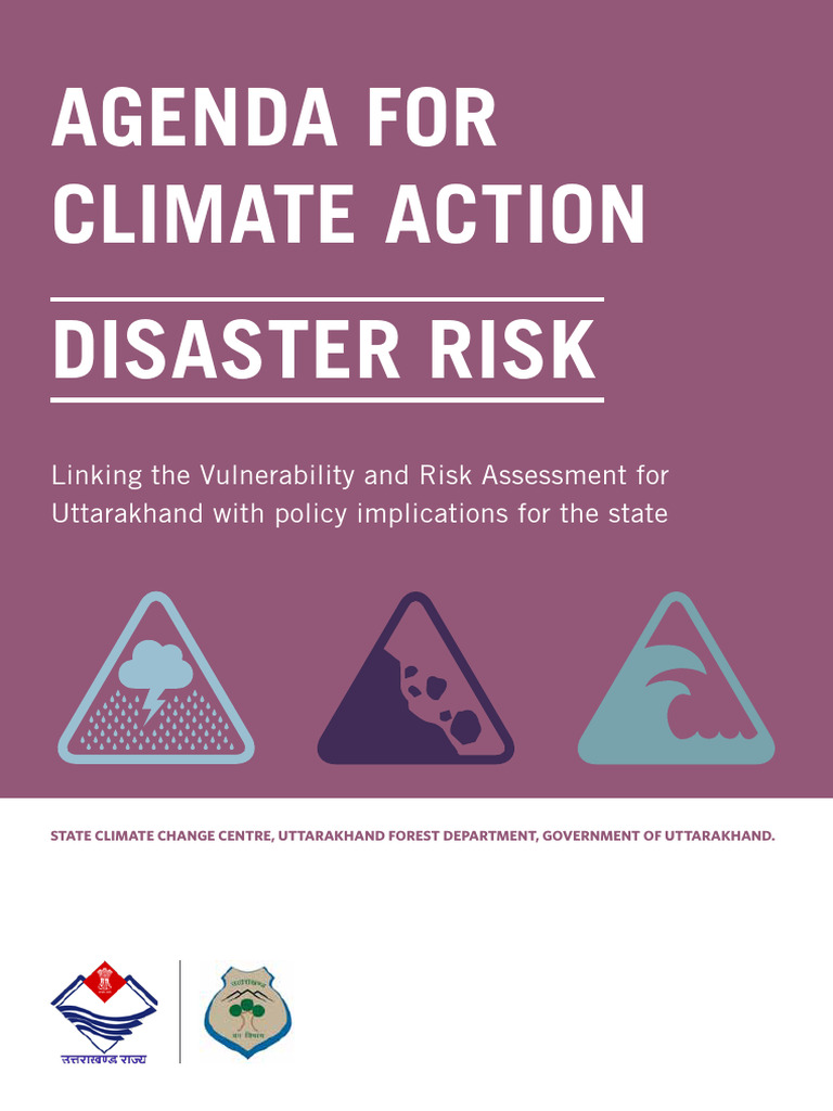 Uttarakhand Climate Action: Disaster Risk Analysis | PDF | Flood ...