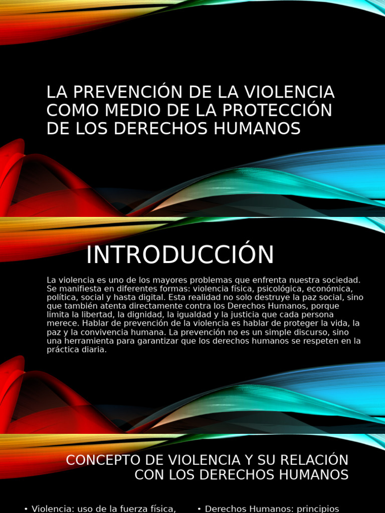 Prevención de la Violencia y Derechos Humanos | PDF | Violencia ...