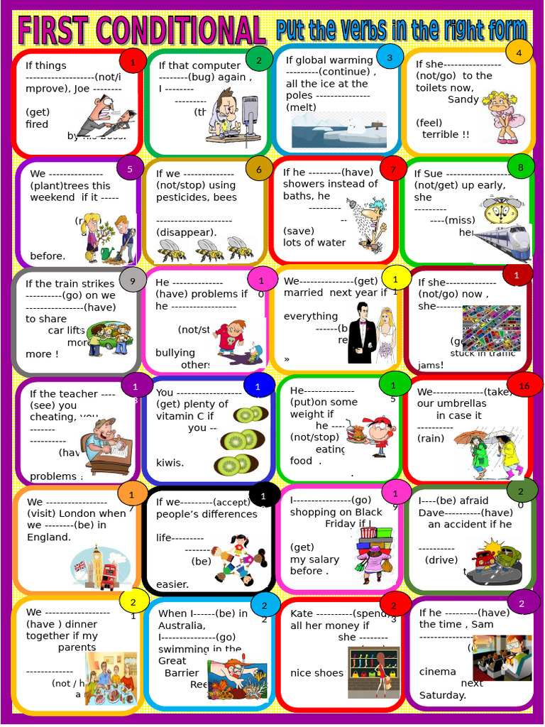 First Conditional Practice Worksheet | PDF