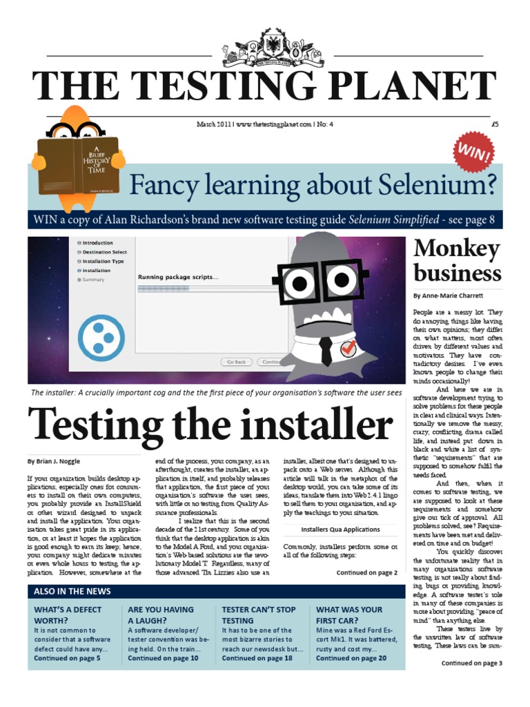 Software Installer Testing Guide | PDF | Software Bug | Selenium (Software)