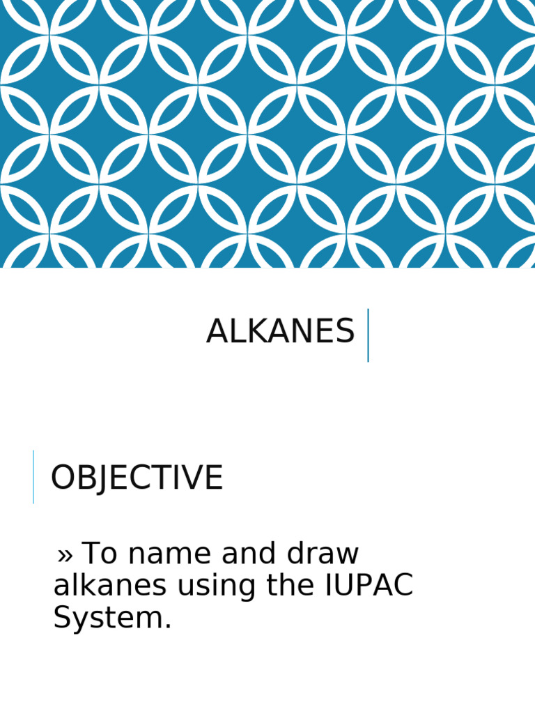 Naming and Drawing Alkanes Guide | PDF | Alkane | Methyl Group