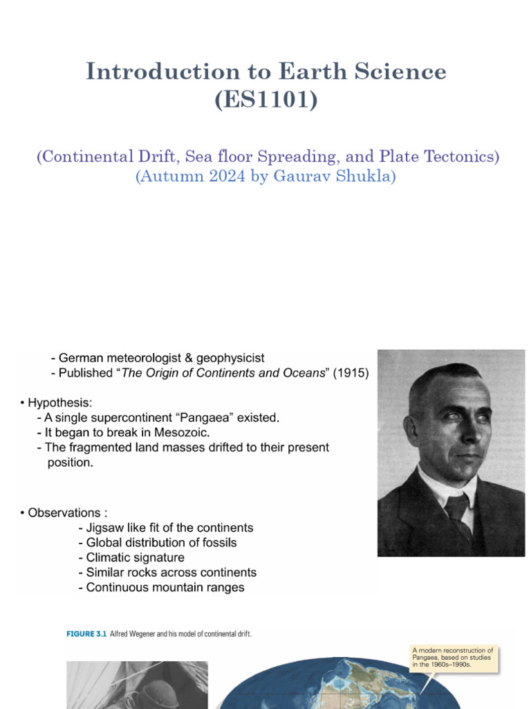 ES1101 GS Class Plate Tectonics | PDF | Plate Tectonics | Earth