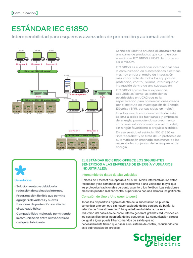IEC 61850: Innovación en Subestaciones | PDF | Ethernet | Scada