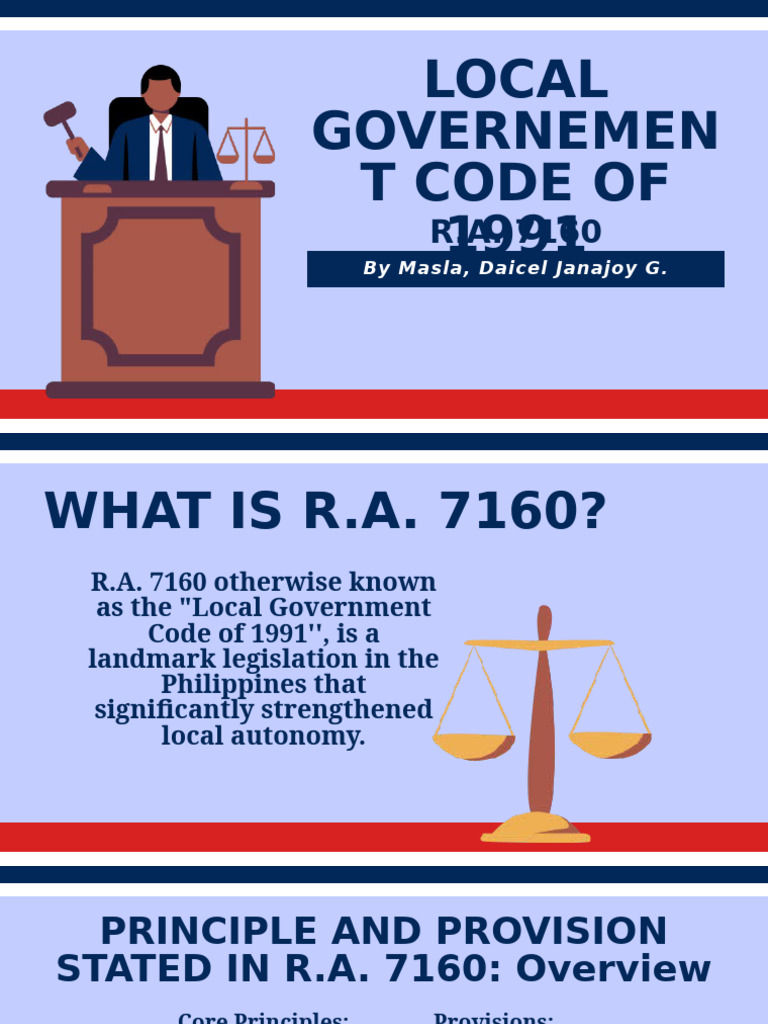 Local Government Code of 1991 Overview | PDF | Justice | Crime & Violence