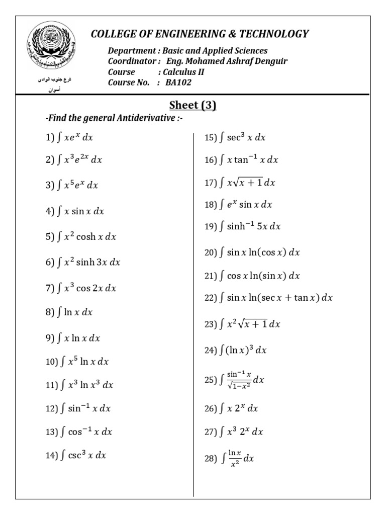 Sheet 3 | PDF