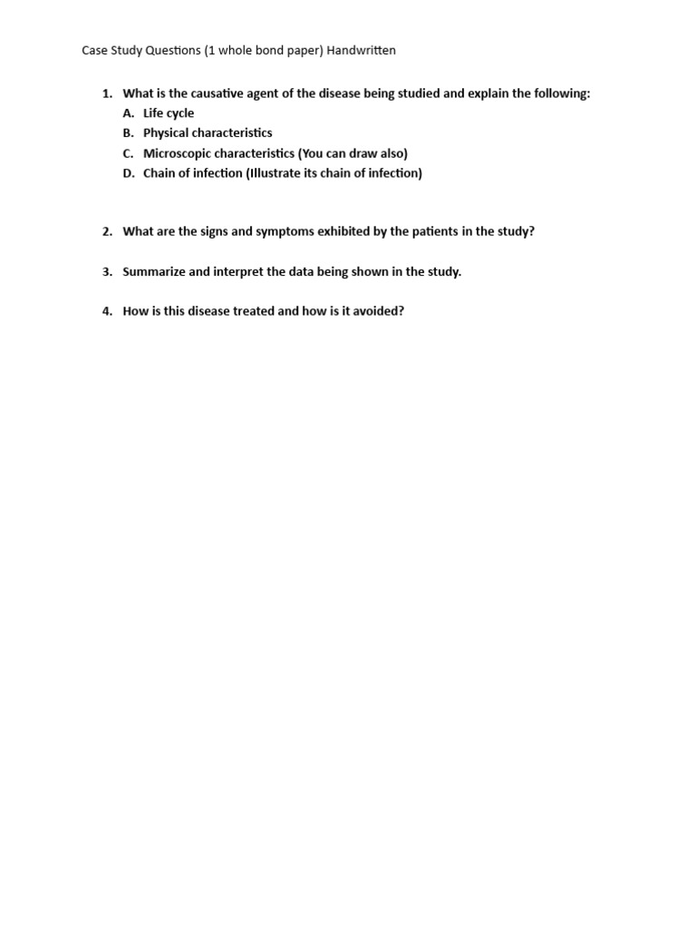 Case Study Questions p2 | PDF