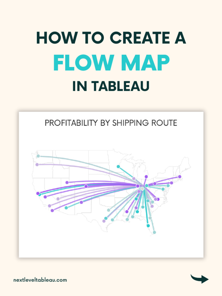 How to Create a Flow Map in Tableau | PDF